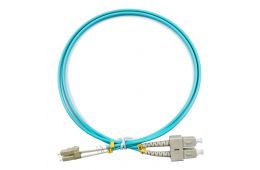 Патчкорд Adtek SC/UPC-LC/UPC MM (OM3) 6м Duplex (UPC-6SCLC(МM)D(AD))