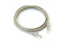 Патч-корд Corning кат. 6, 26AWG Slim, D4мм, RJ45-RJ45, сірий, 3 м, U/UTP, LSZH (CCAVGE-D1002-A030-C0)