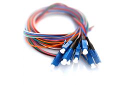 Набір кольорових пігтейлів CMS LC/UPC 1.5 м, SM, Easy strip, для 8 волокон (PG-1.5LC(SM)(ON)E-K8)