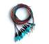 Набір кольорових пігтейлів CMS LC/UPC 1.5 м, OM3, Easy strip, для 12 волокон (PG-1.5LC(MM)(ON)E-K12)