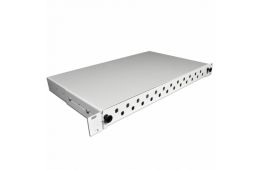 Патч-панель CMS 24 порта ST/FC, пустая,1U, каб.вводы для 4xPG11, серая (UA-FOP24ST-G)