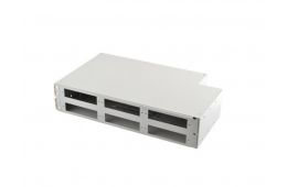 Патч-панель Crosver 2U, універсальна, сплайс кассеты S336 (FOB 19/2-336/36-2-48)