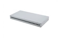 Патч-панель Crosver 1U, SC, сплайс кассеты S332 (FOB 19/1-332-SC lite)