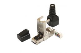 Коннектор Kingda RJ45 STP кат. 6A, экранизированный, безинструментальный (KD-PGS8051-C6a)