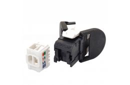 Модуль Corning Keystone UTP RJ45 кат. 6А, черный (XF500006390)