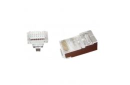 Коннектор Cablexpert RJ45 cat.5e FTP 8P8C 100 шт сквозныеі отв., позолоч. конт. (LC-PTF-01/100)