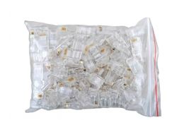 Коннектор Kingda RJ45 cat.6 UTP 8P8C, 100шт/уп (KD-PG8016-C6/100)