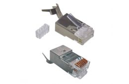 Коннектор Kingda RJ45 cat.7 STP 8P8C 50шт/пак (KD-PG8027/50)
