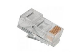 Коннектор Ritar RJ45 cat.5e UTP 8P8C PREMIUM (позолоченные контакты) 100 шт (13193)