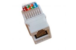 Модуль Kingda Keystone RJ45 UTP кат. 6, Slim, безінструментальний (KD-KJ2047UC6)