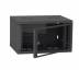 Шкаф IPCOM CH-4U 600x350 стекло RAL9005 (СН-4U-06-035-ДС-1)