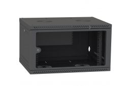Шкаф IPCOM CH-4U 600x350 стекло RAL9005 (СН-4U-06-035-ДС-1)