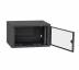 Шкаф IPCOM CH-4U 600x450 стекло RAL9005 (СН-4U-06-045-ДС-1)