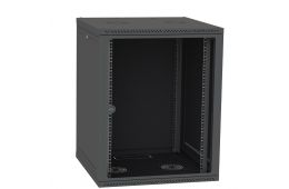 Шафа IPCOM СН-22U 600х450 скло RAL9005 (СН-22U-06-045-ДС-1)