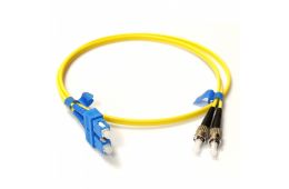 Патчкорд CMS ST/UPC-SC/UPC SM 3м Duplex Slim (UPC-3STSC(SM)D(ON)S)