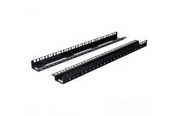 Направляющие CMS 12U, пара, к шкафам MGSWA с маркировкой, с винтом заземления (UA-MGSWA-R12B)