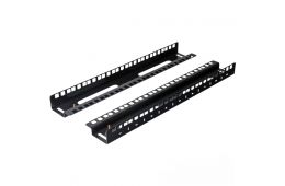 Направляющие CMS 9U,  пара, к шкафам MGSWA с маркировкой, с винтом заземления (UA-MGSWA-R9B)