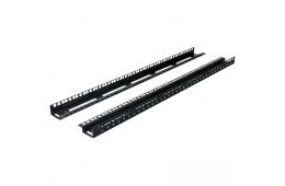 Направляющие CMS 15U, пара, к шкафам MGSWA с маркировкой, с винтом заземления (UA-MGSWA-R15B)