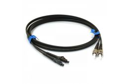 Патчкорд CMS ST/UPC-LC/UPC MM (G50-OM3) 15м чорний Duplex (UPC-15STLC(MM)D(ON)BK)