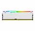 Модуль памяти для компьютера DDR5 128GB (4x32GB) 5600 MHz FURY Beast RGB White Kingston Fury (ex.HyperX) (KF556C40BWAK4-128)