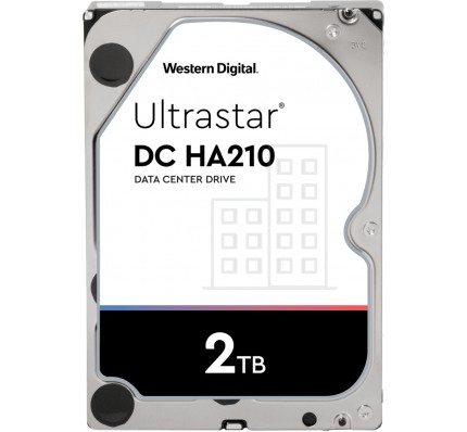 Жесткий диск WD Ultrastar DC HA210 HDD 2TB 7200RPM SATA 6GB/S/128MB (1W10002)