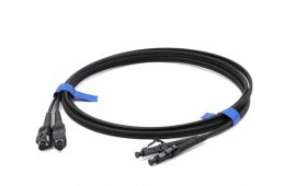 Патчкорд CMS SC/UPC-LC/UPC SM 2м Duplex чорний (UPC-2SCLC(SM)D(ON)BK)