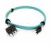 Патч-корд Corning, LC/SC, 2.0мм, (OM3), Duplex, LSZH, 2м (F055702T5Z20002M)