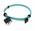 Патч-корд Corning, LC/SC, 2.0мм, (OM3), Duplex, LSZH, 1м (F055702T5Z20001M)