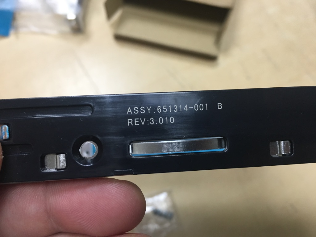 Heretom 3,5" 651314-001 Rev 3.010 HDD Vassoio Sled 651320-001