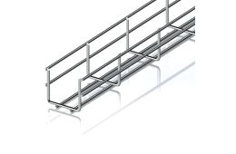 Лоток сітчастий CMS 50х50, дріт Ø4 мм, білий цинк, 2,5м (CMS-WBC4-5050Z)