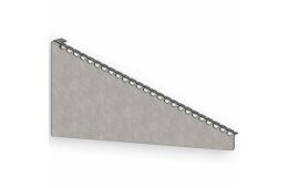 Кронштейн CMS настінний для сітчастого лотка 600 мм, швидкого монтажу, 2 мм, оцинкований (CMS-CWB600E2.0Z)