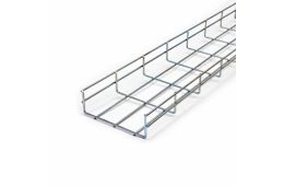 Лоток сітчастий CMS 150х50, дріт Ø4 мм, білий цинк, 2,5м (CMS-WBC4-15050Z)