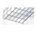 Лоток сетчатый CMS 300х100, проволока Ø5 мм, белый цинк, 2,5м (CMS-WBC5-300100Z)