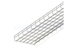 Лоток сітчастий CMS 300х50, дріт Ø4 мм, білий цинк, 2,5м (CMS-WBC4-30050Z)
