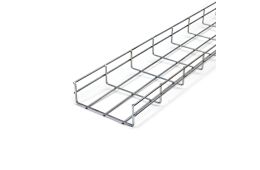 Лоток сітчастий CMS 150х50 мм, дріт D4 мм, нержавіюча сталь AISI 304, 2,5м (CMS-WBC4-15050SL)