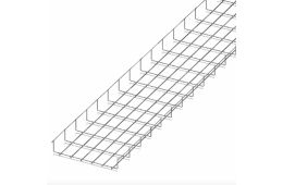 Лоток сетчатый CMS 300х50, проволока Ø4 мм, белый цинк, 2,5м (CMS-WBB4-30050Z)