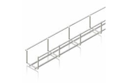 Лоток сітчастий CMS 50х50, дріт Ø4 мм, білий цинк, 2,5м (CMS-WBB4-5050Z)