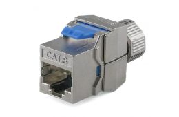 Модуль Kingda KeyStone RJ-45 STP, кат.8, безінструментальний, Slim (KD-KJ2068SHC8)