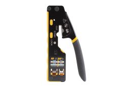 Крімпер RJ45 Crimp Tool Pass Through Ethernet Crimping Tool for RJ11 / RJ45 Connectors (жовтий)