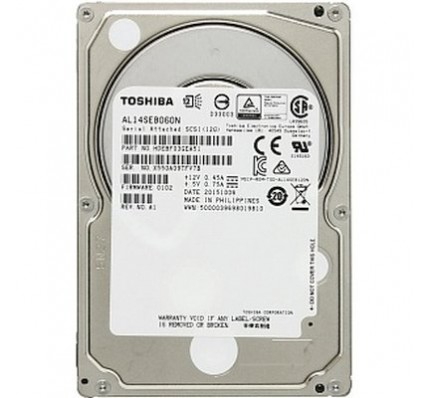 Жесткий диск TOSHIBA HDD SAS 2.5" 600GB 10000RPM/128MB AL14SEB060N