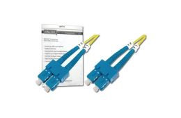 Патчкорд Digitus SC-SC, SM(OS2), duplex, 1m (DK-2922-01 / UPC-1SCSC(SM)D(ON))
