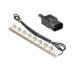 Блок PDU Conteg, 8 x SCHUKO, вилка IEC C14, кабель питания 3м. (DP-RP-08-SCHUF-IEEC14)