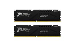 Модуль памяти для компьютера DDR5 16GB (2x8GB) 5200 MHz FURY Beast Black Kingston Fury (ex.HyperX) (KF552C40BBK2-16)