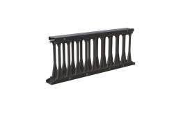 Кабельный организатор Conteg односторонний 1U, 112мм глубина RAL9005 HDWM-HM-1F (HDWM-HM-1F-H)