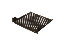 Полка Conteg 1U, глубина 250мм., нагрузка 60 кг. RAL 9005 (DP-PO-250)