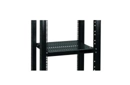 Полка Conteg 1U, глибина 750мм., нагрузка до 100кг. RAL9005 DP-PZ-750 (DP-PZ-750-H)