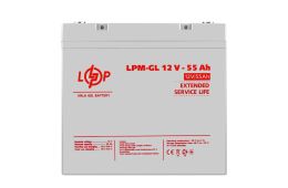 Аккумулятор гелевый LogicPower LPM-GL 12V - 55 Ah (LP15266)
