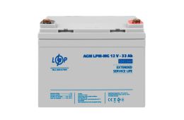Аккумулятор мультигелевый LogicPower LPM-MG 12V - 33 Ah + справа (LP30031)
