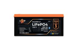 Аккумулятор LP LiFePO4 12,8V - 200 Ah (2560Wh) (BMS 200A/100А) пластик Smart BT (LP30172)