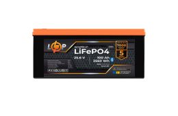Аккумулятор LP LiFePO4 25,6V - 100 Ah (2560Wh) (BMS 100A/50А) пластик Smart BT (LP29501)